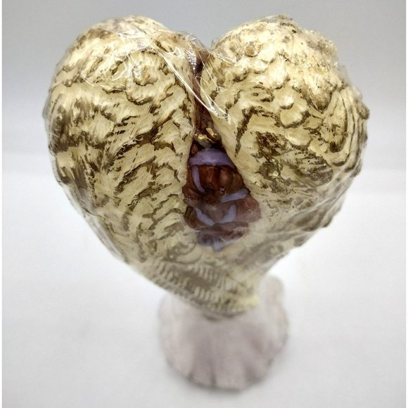 Angel Candle with Instrument 7 Inches Sealed Wax Guardian Home Decor Religious - Picture 10 of 13